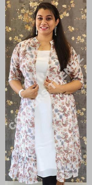 Women`s Anarkali Kurti with Jacket - MainRoad.in